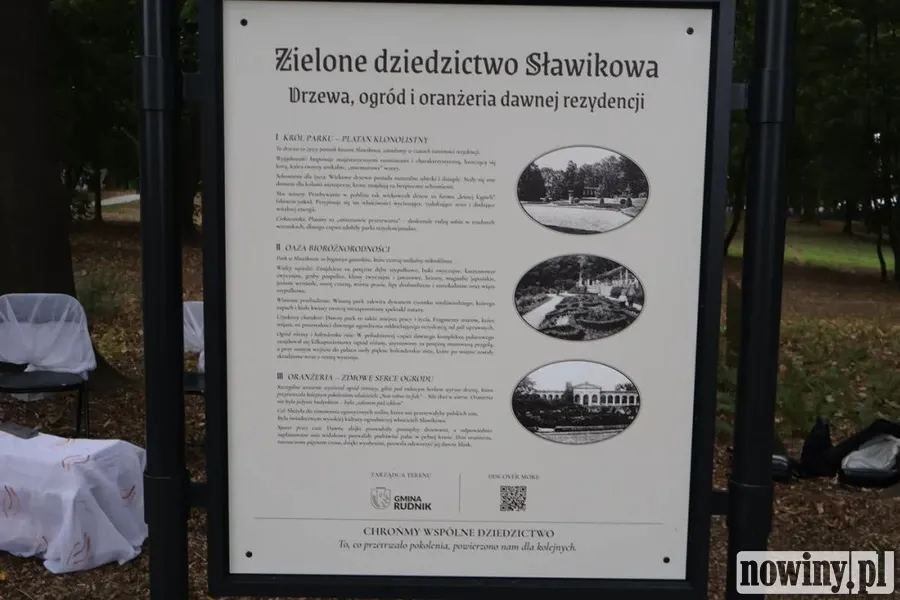 Uroczyste otwarcie odnowionego parku w Sławikowie - zdjęcie 13